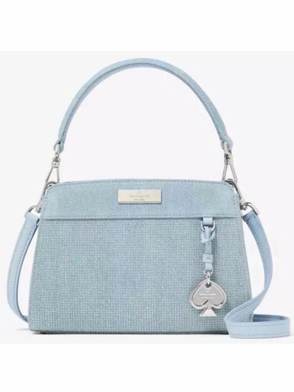 kate spade Denim Beaded Bag Top-Handle w/Shoulder Strap